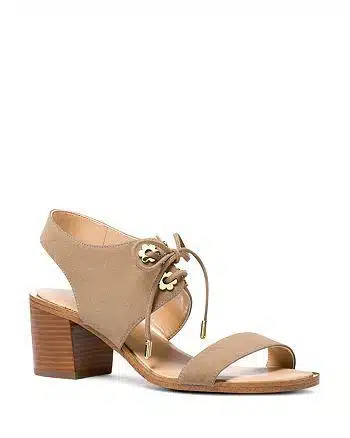 MICHAEL Michael Kors Women's Blue Estela Mid Sandals