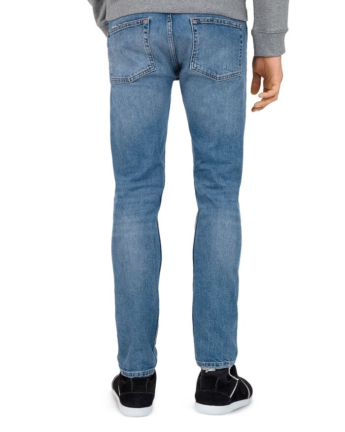 The Kooples Cropped Slim Fit Jeans in Blue