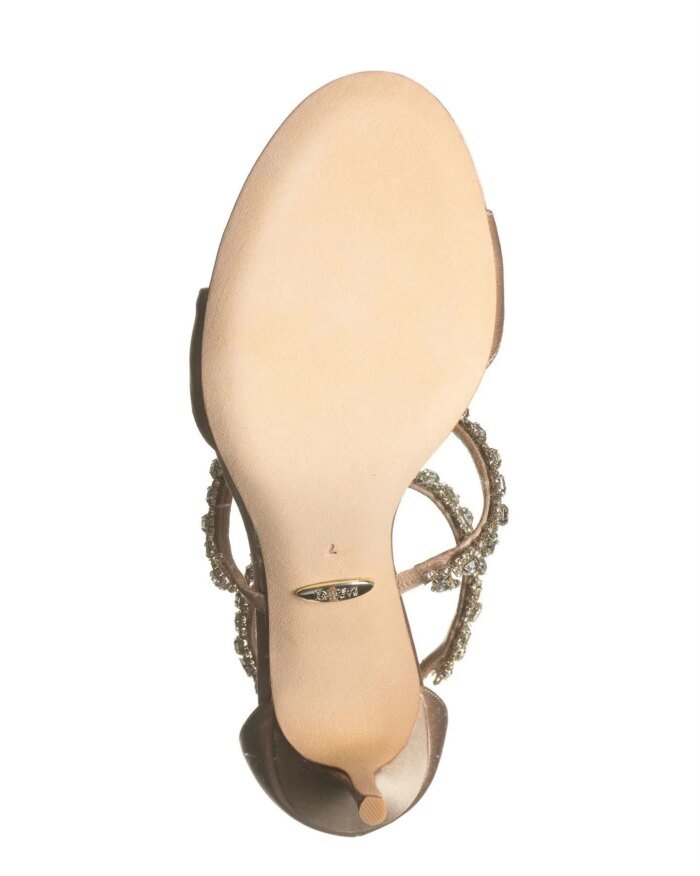 Badgley Mischka Yasmine Crystal Embellished Sandal