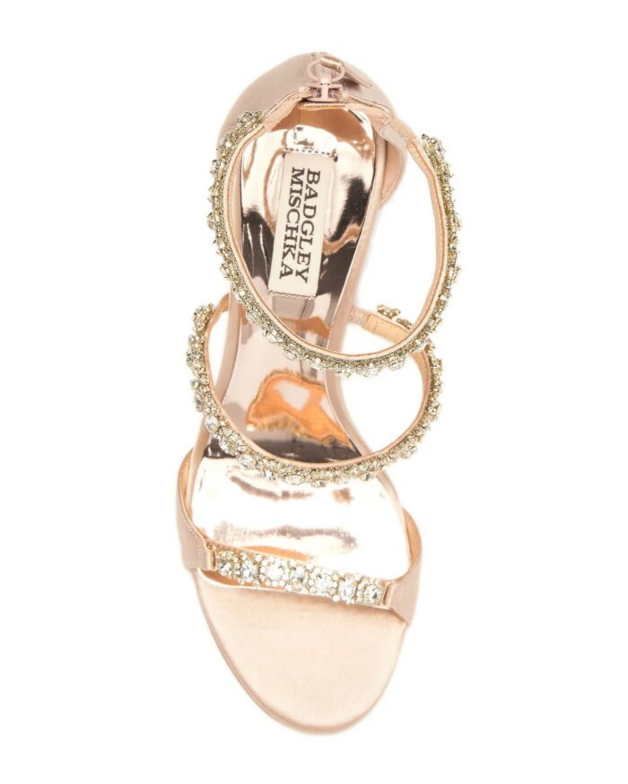 Badgley Mischka Yasmine Crystal Embellished Sandal