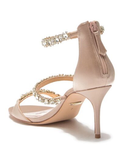 Badgley Mischka Yasmine Crystal Embellished Sandal