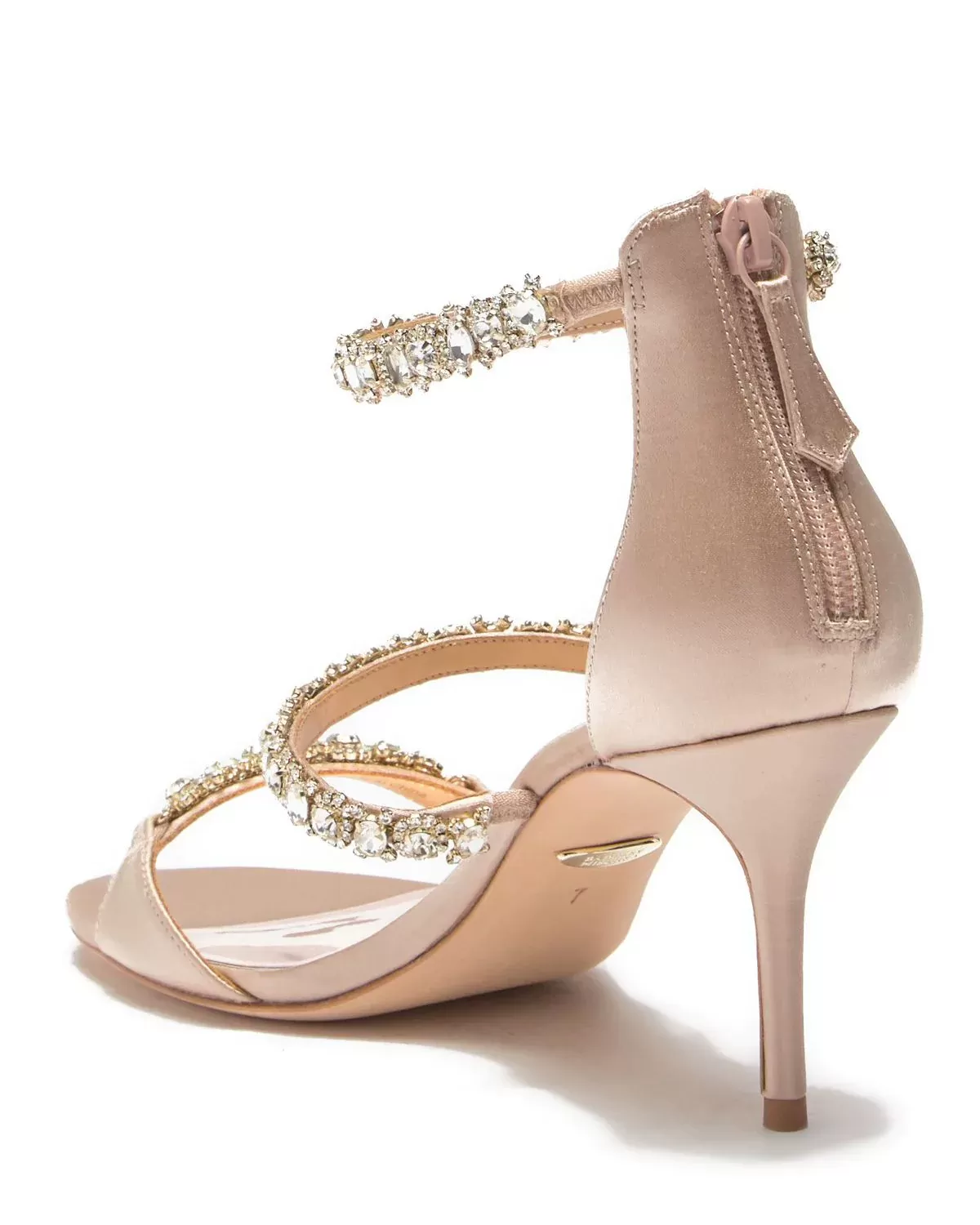 Badgley Mischka Yasmine Crystal Embellished Sandal