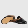 Gucci Women's Princetown Leather Slipper With Double G