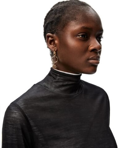 Loewe Anagram Asymmetric Earrings