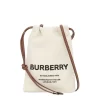 Burberry Logo Print Canvas Pouch Bag