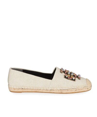 Tory Burch Ines Embellished Espadrilles