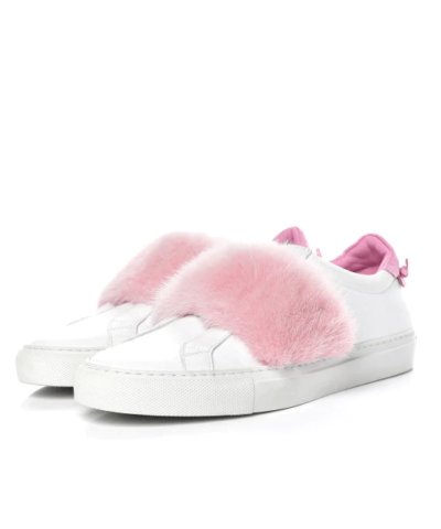 Givenchy Urban Street Genuine Mink Fur Sneaker