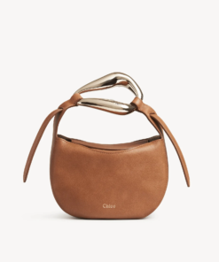 Chloe Kiss Small Bag in Brown