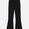 Theory Flare Pant in Empire Wool, Black