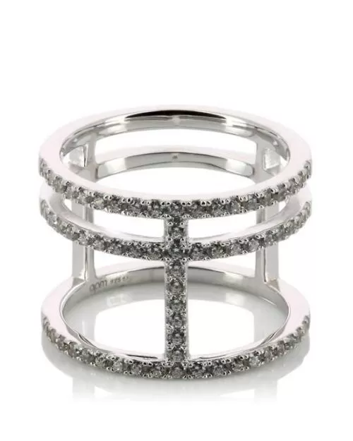 APM MONACO Croisette silver ring