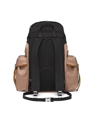 Prada Nylon Backpack, Sesame
