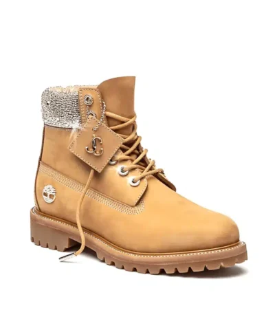 Jimmy Choo X Timberland 6-Inch Crystal Boots