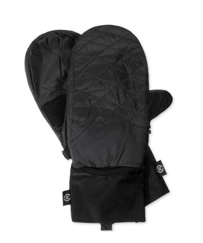 Isotoner Signature SmarTouch Black Packable Ski Tech Mittens