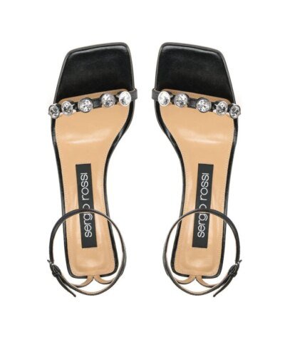 Sergio Rossi Sr1 Black Sandals - 60 mm