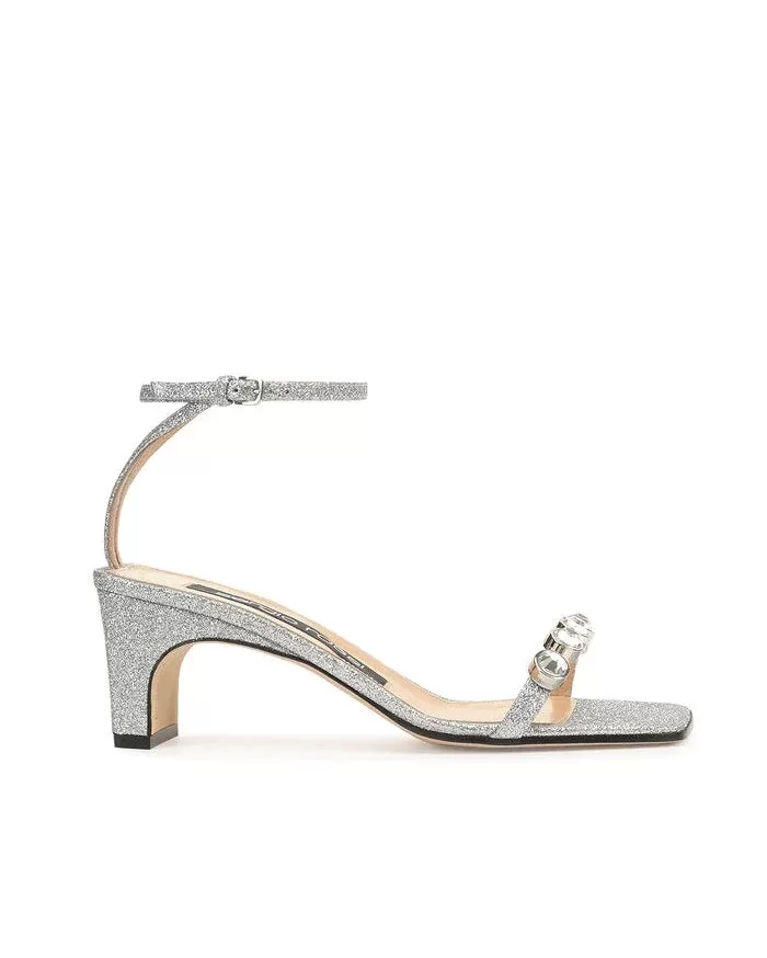 Sergio Rossi Sr1 Sliver Sandals - 60 mm