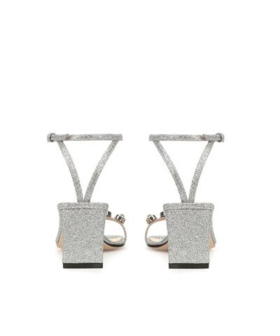 Sergio Rossi Sr1 Sliver Sandals - 60 mm