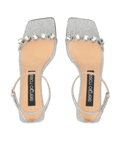 Sergio Rossi Sr1 Sliver Sandals - 60 mm