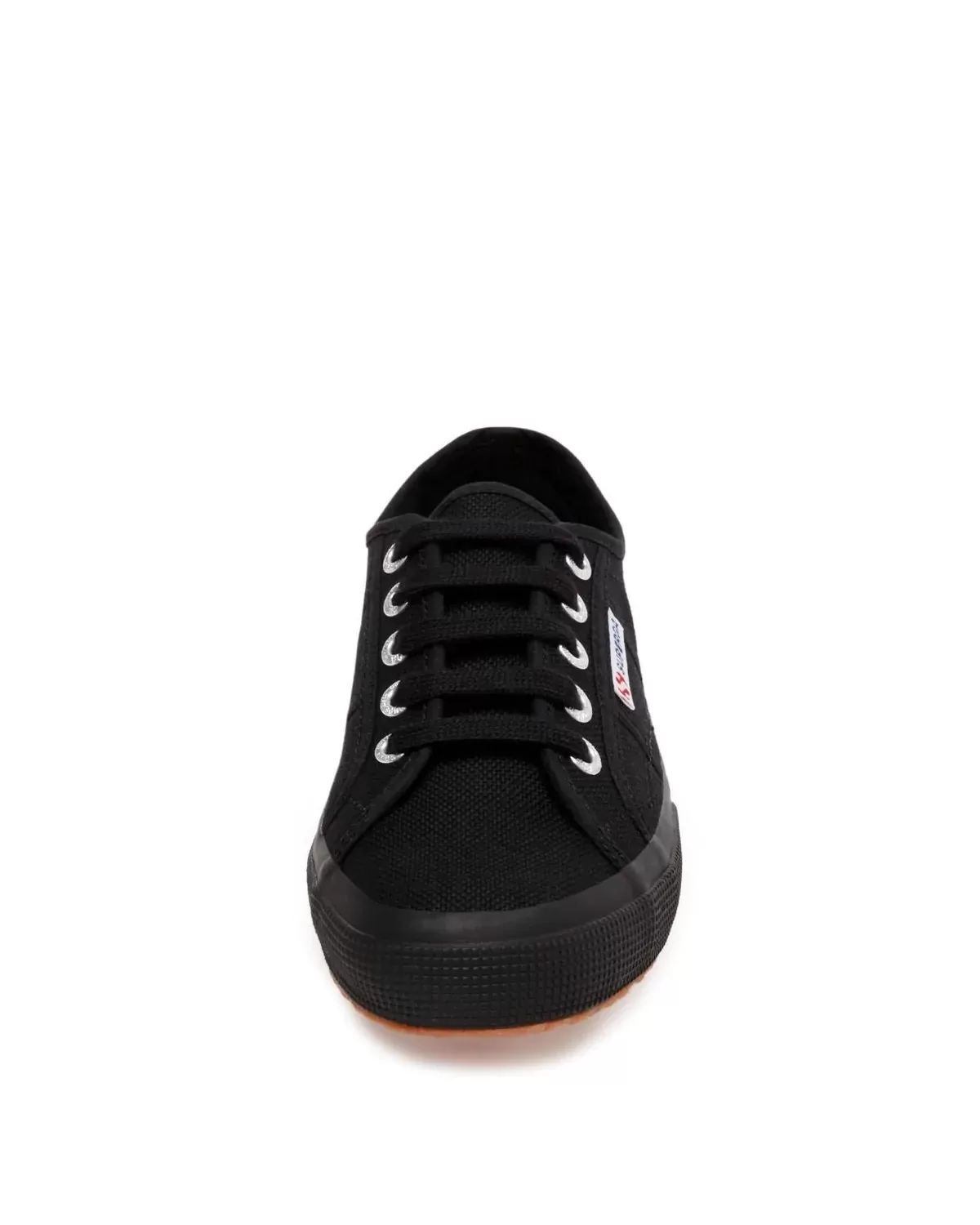 SUPERGA Flat Lace Up Sneakers - 2750 Cotu Classic Full Black