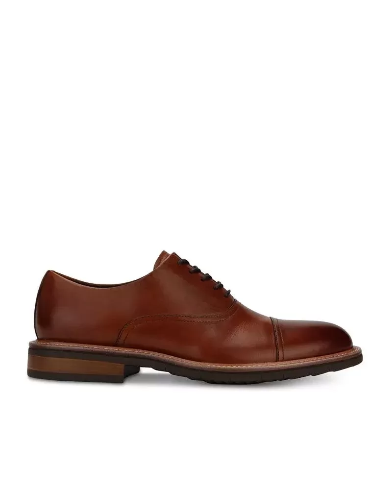 Kenneth Cole Reaction Men's Klay Flex Cap-Toe Oxfords, Cognac