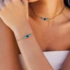 Apm Monaco Dainty Chain Adjustable Bracelet