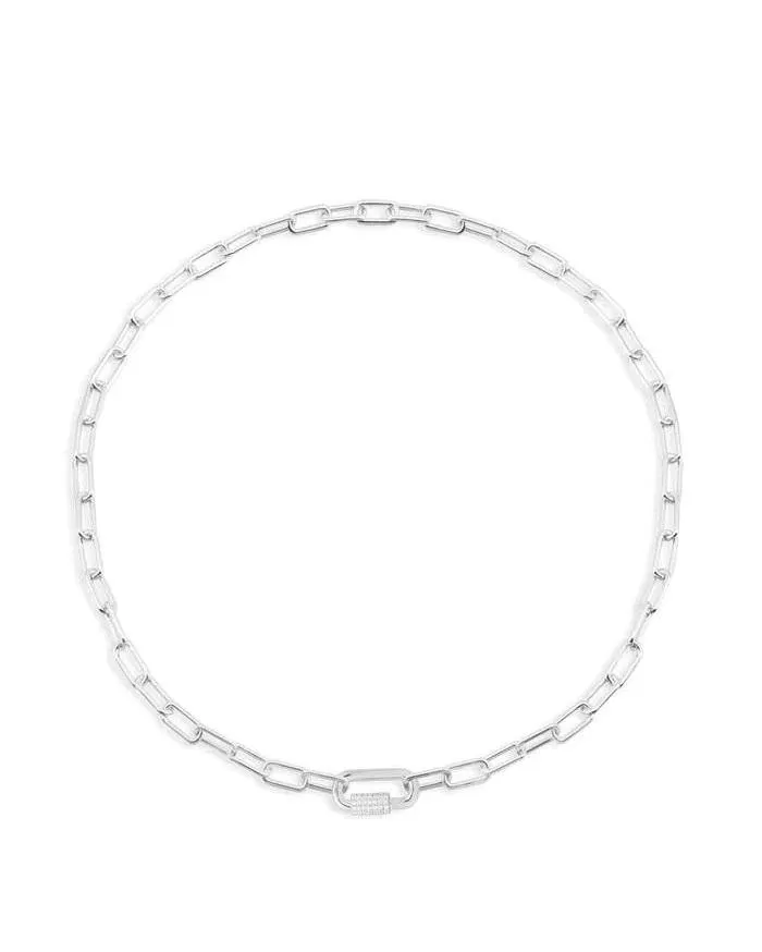 Apm Monaco Chain Necklace, Silver