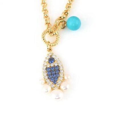 Apm Monaco Elements Of The Sea Adjustable Necklace