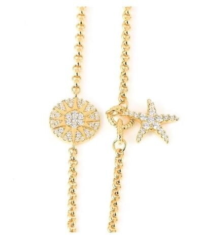 Apm Monaco Elements Of The Sea Adjustable Necklace