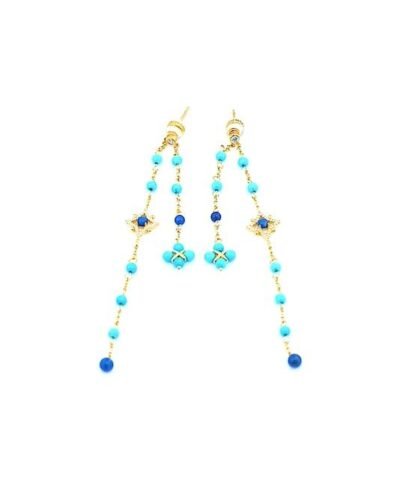 Apm Monaco Dainty Chain Drop Earrings