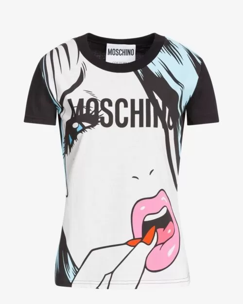 MOSCHINO #MOSCHINOEYES COTTON T-SHIRT