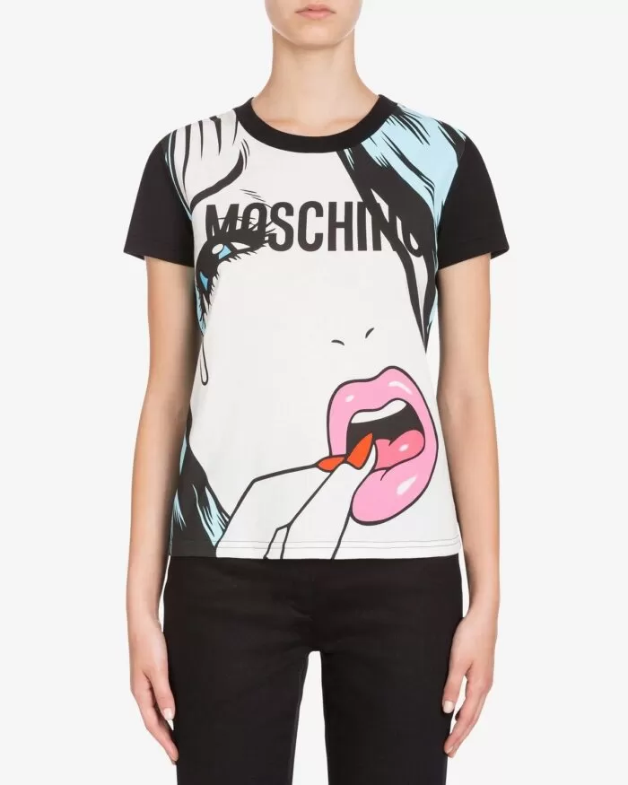 MOSCHINO #MOSCHINOEYES COTTON T-SHIRT