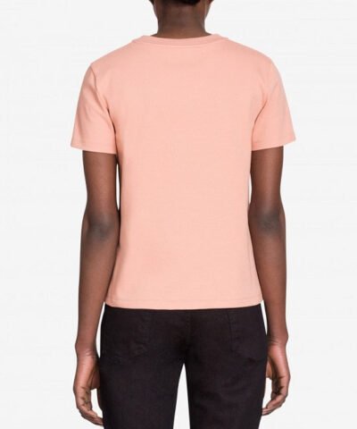 MOSCHINO COTTON JERSEY T-SHIRT WITH SAFETY PIN TEDDY PRINT