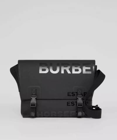 Burberry Horseferry Print Coated Canvas Messenger Bag