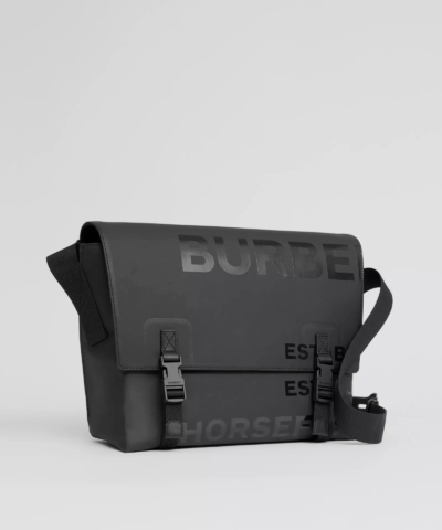 Burberry Horseferry Print Coated Canvas Messenger Bag