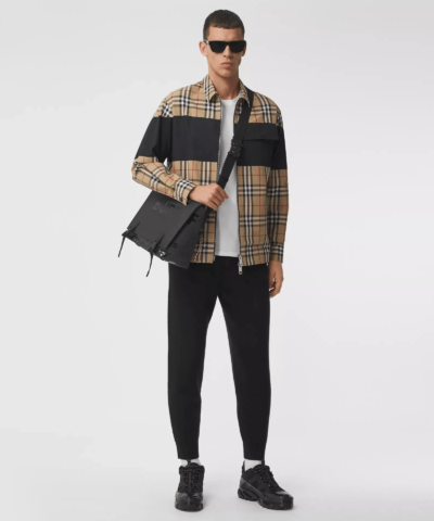 Burberry Horseferry Print Coated Canvas Messenger Bag