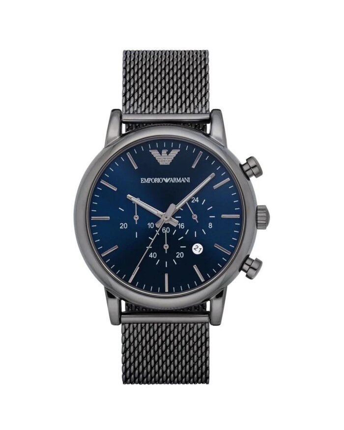 Emporio Armani Men's Chronograph Gunmetal Dress Watch AR1979