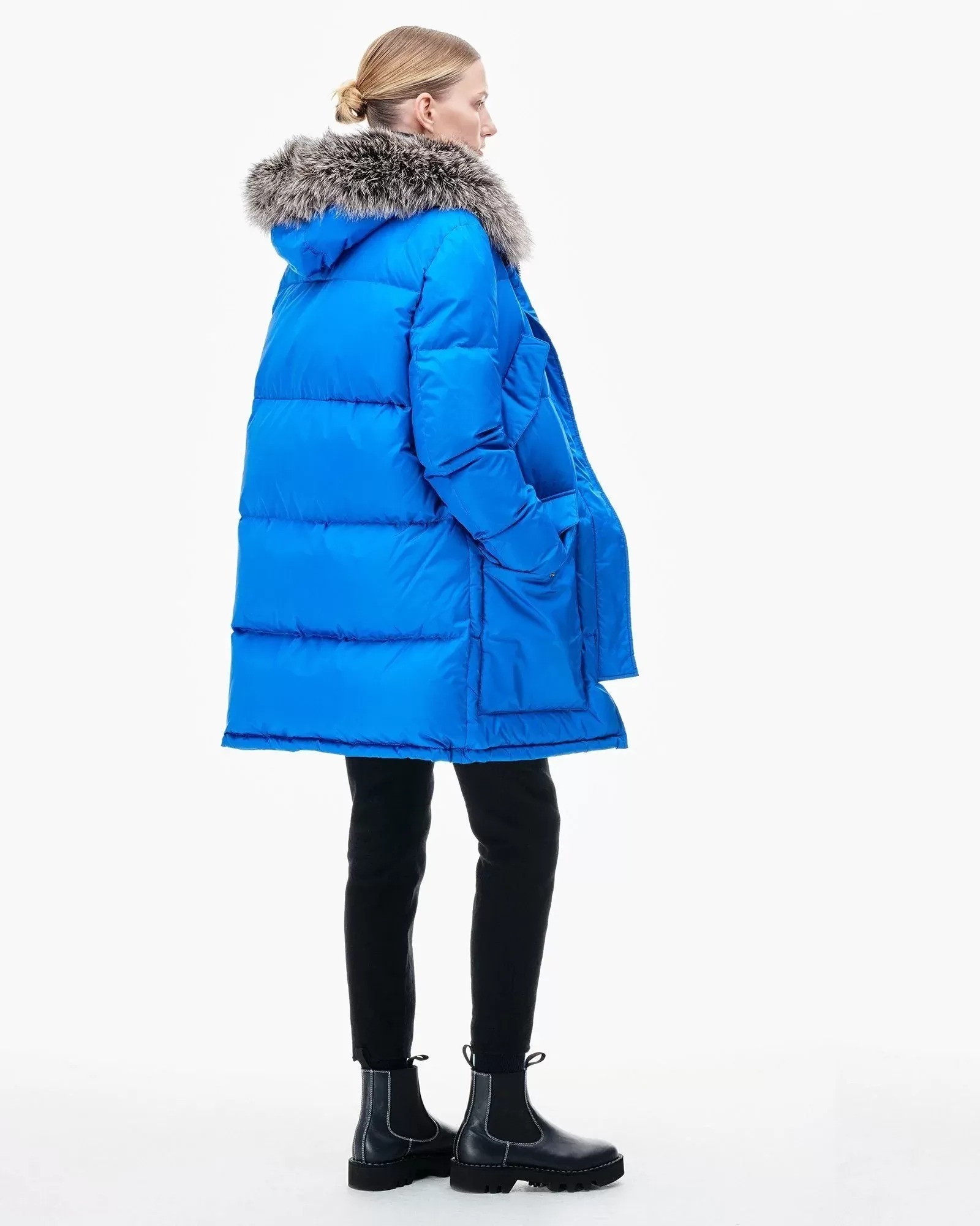 Army By Yves Salomon Doudoune Down Jacket, Blue