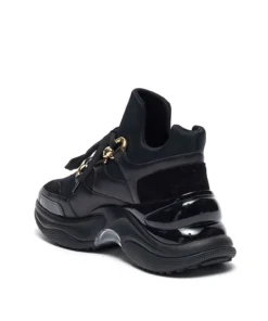 Stella Luna Chunky Chain Embellished Patchwork Sneakers