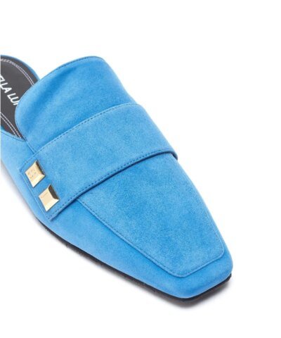 Stella Luna Stud Embellished Suede Slides