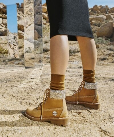 Jimmy Choo X Timberland 6-Inch Crystal Boots