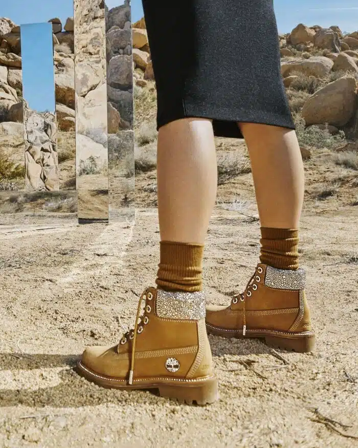 Jimmy Choo X Timberland 6-Inch Crystal Boots