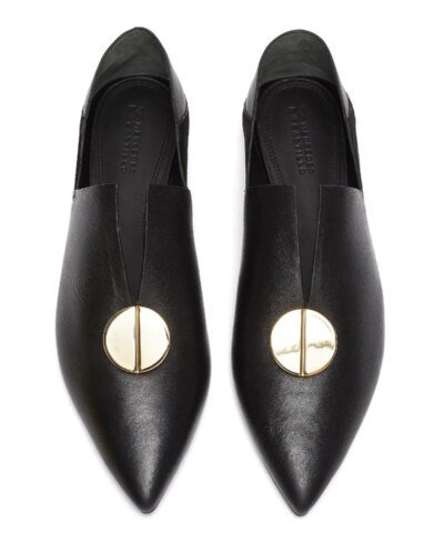 Mercedes Castillo 'Kelby' Metal Detail Leather Loafers