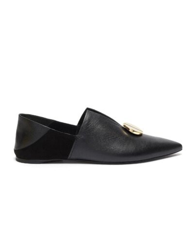 Mercedes Castillo 'Kelby' Metal Detail Leather Loafers