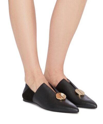 Mercedes Castillo 'Kelby' Metal Detail Leather Loafers