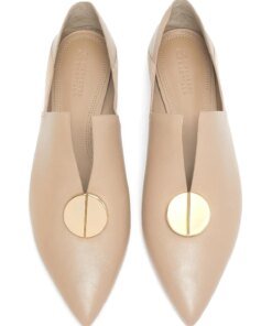 Mercedes Castillo 'Kelby' Metal Detail Leather Loafers