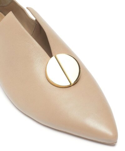 Mercedes Castillo 'Kelby' Metal Detail Leather Loafers