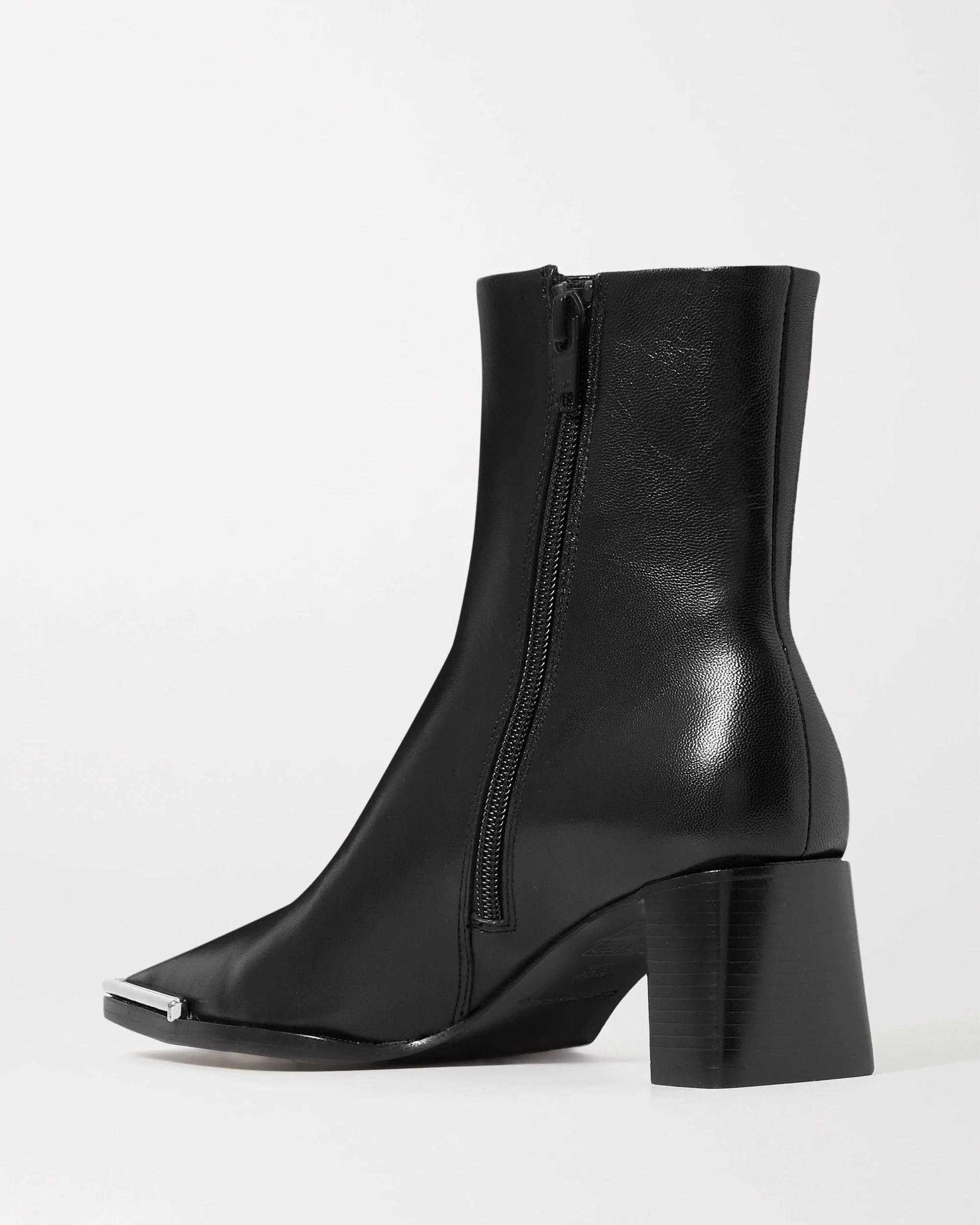 Alexander Wang Mascha Glossed-Leather Ankle Boots
