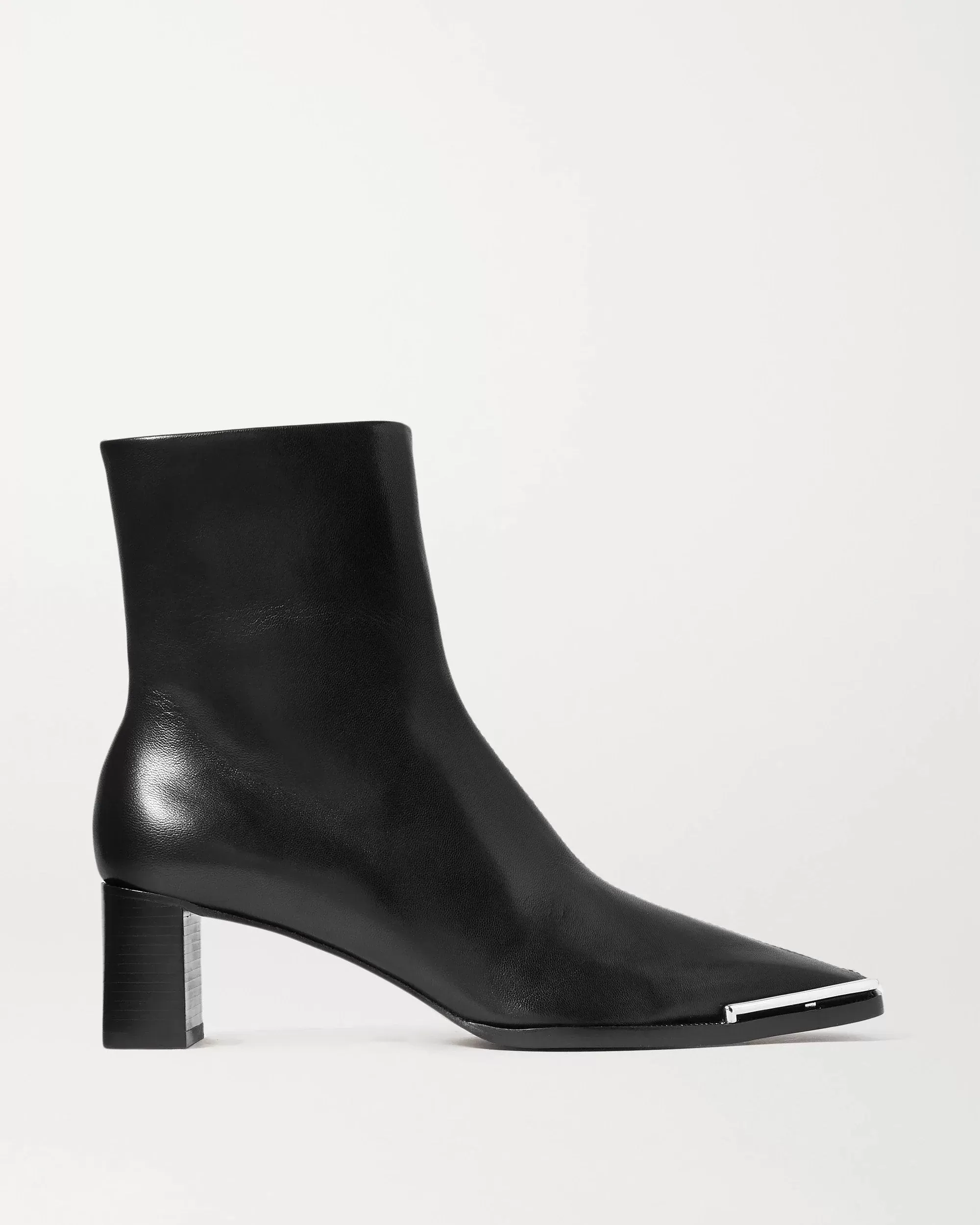 Alexander Wang Mascha Glossed-Leather Ankle Boots