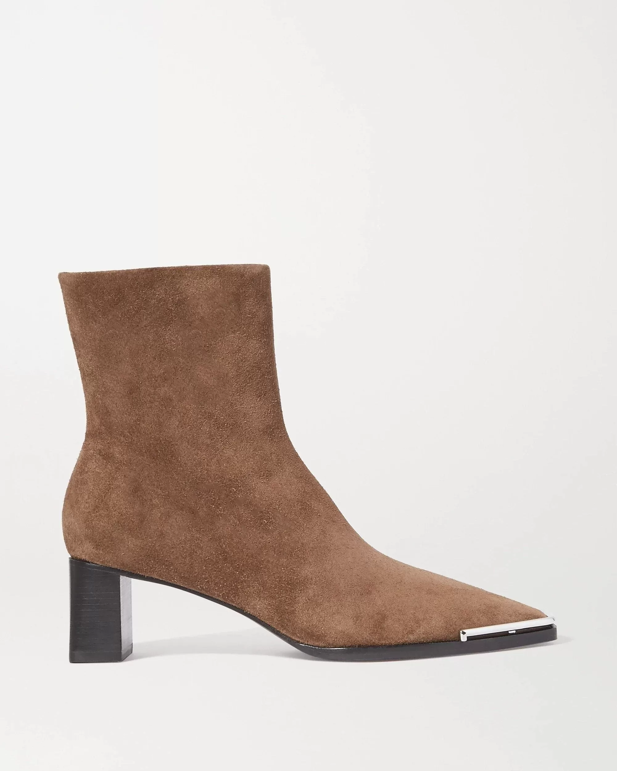 Alexander Wang Mascha Embellished Suede Ankle Boots