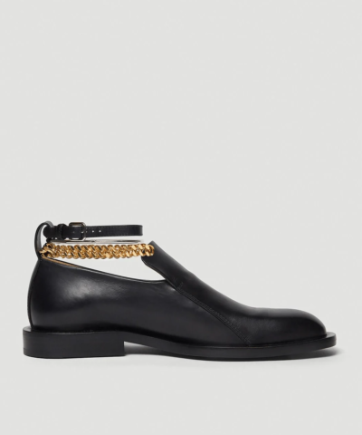 Jil Sander Anklet Loafers in Black