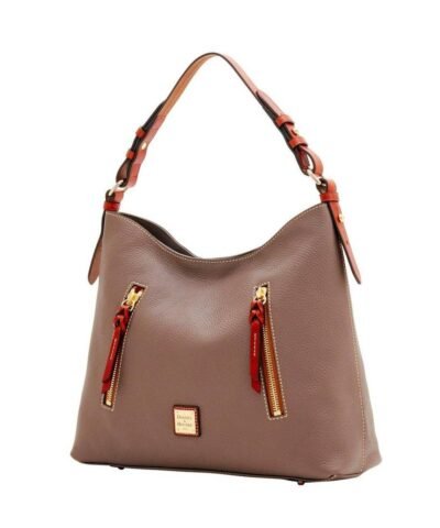 Dooney & Bourke Pebble Leather Cooper Hobo Shoulder Bag